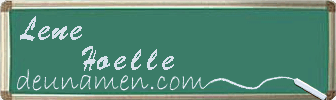 Lene Hoelle Visitenkarte